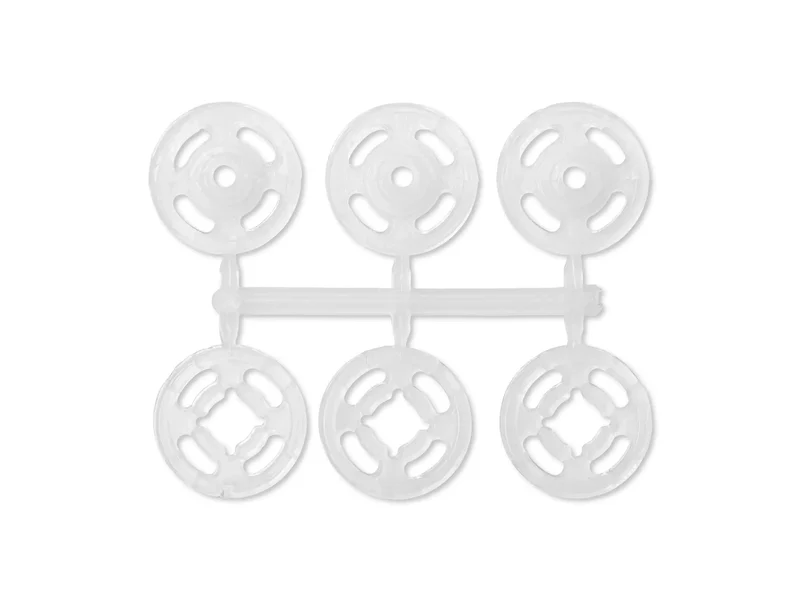 Prym 347161 Annäh-Druckknöpfe Kunststoff Ø 13mm transparent - 12 Stück