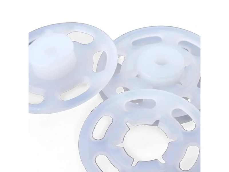 Prym 347153 Annäh-Druckknöpfe Kunststoff Ø 21mm transparent - 3 Stück