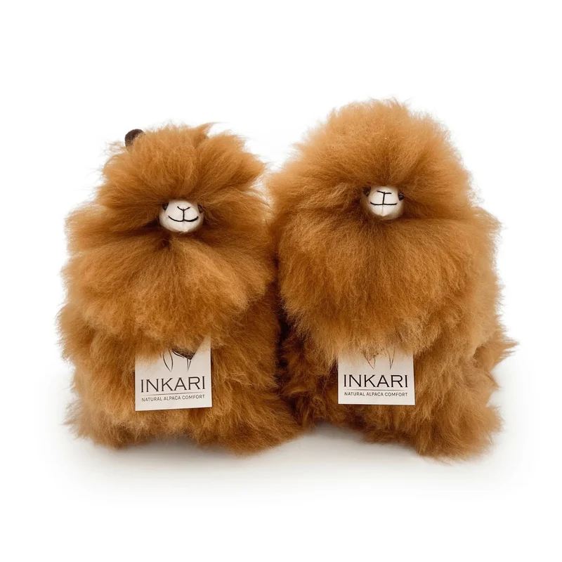 Plüsch-Alpaka Monsterfluff – Hazelnut 23 cm