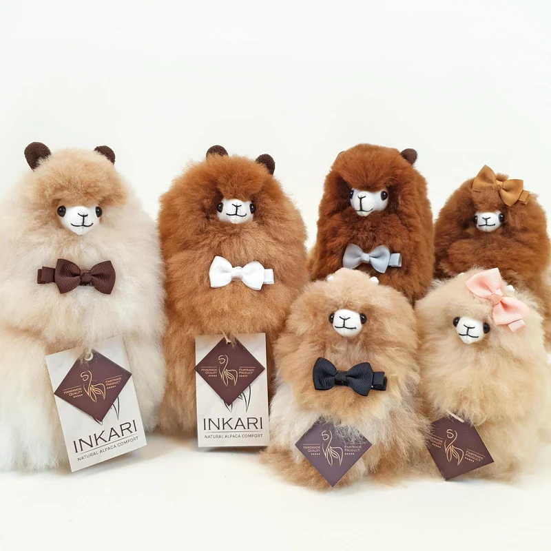 Plüsch-Alpaka Monsterfluff – Hazelnut 23 cm