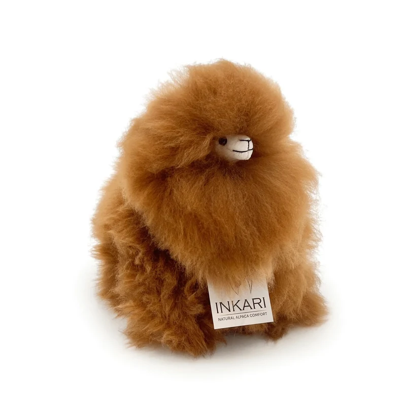 Plüsch-Alpaka Monsterfluff – Hazelnut 23 cm