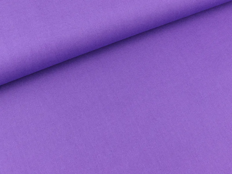 Reststück 11cm - Baumwollstoff Heide helllila uni