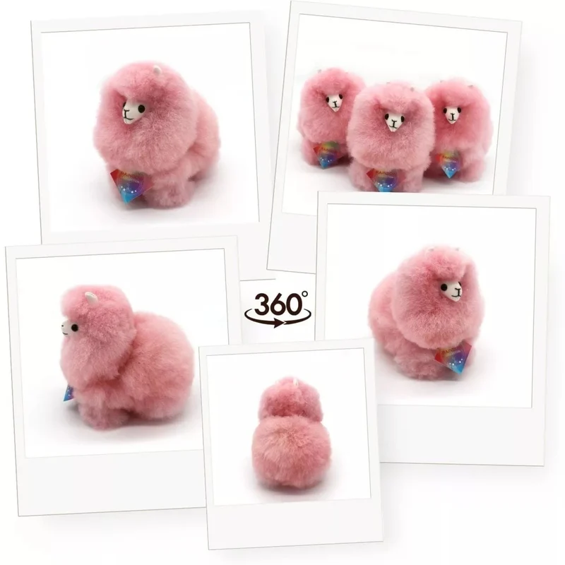 Plüsch-Alpaka Rainbows – Cotton Candy 15 cm