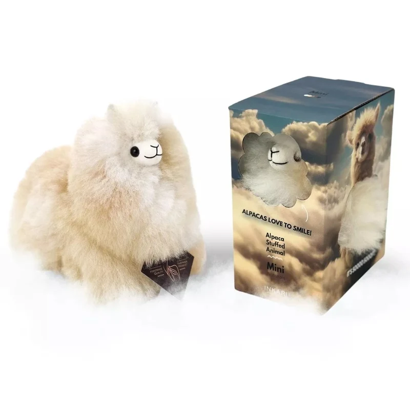 Plüsch-Alpaka Naturals – Sahara 15 cm