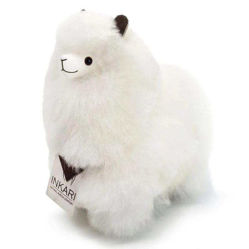 Plüsch-Maskottchen Alpaka Naturals – Ivory White 23 cm