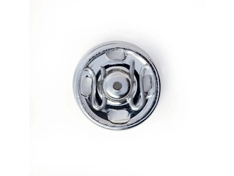 Prym 341248 Annäh-Druckknöpfe Messing Ø 13mm silberfarbig - 6 Stück