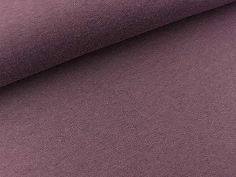 Reststück 9cm - Happy Fleece mauve uni