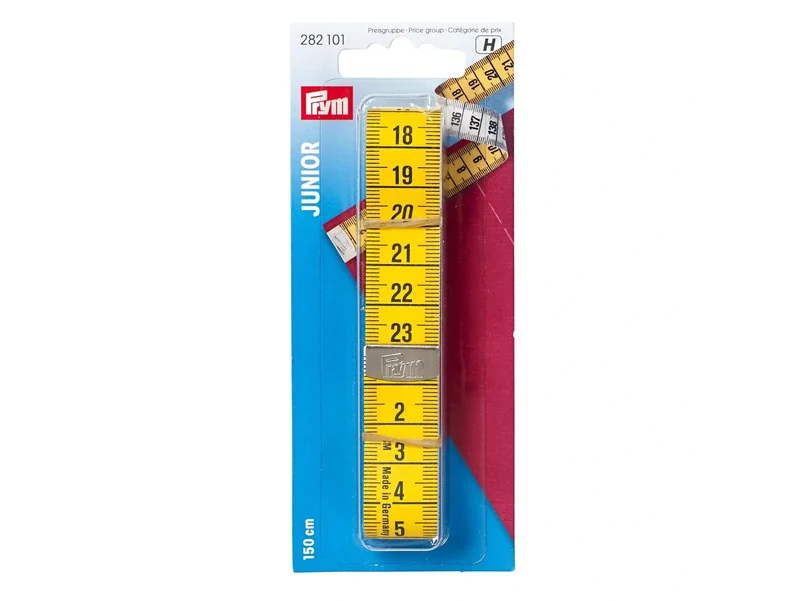 Prym 282101 Maßband Junior cm/cm gelb-weiß 150cm