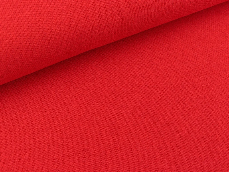 Reststück 14cm - Feinstrick Bene rot meliert FS22
