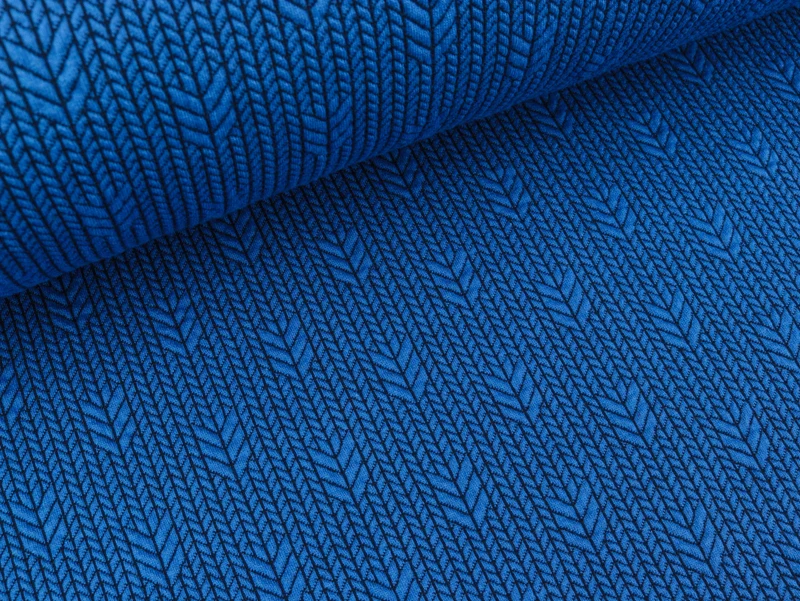 Reststück 21cm - Hamburger Liebe Plain Stitches Up Knit bluette-blue navy