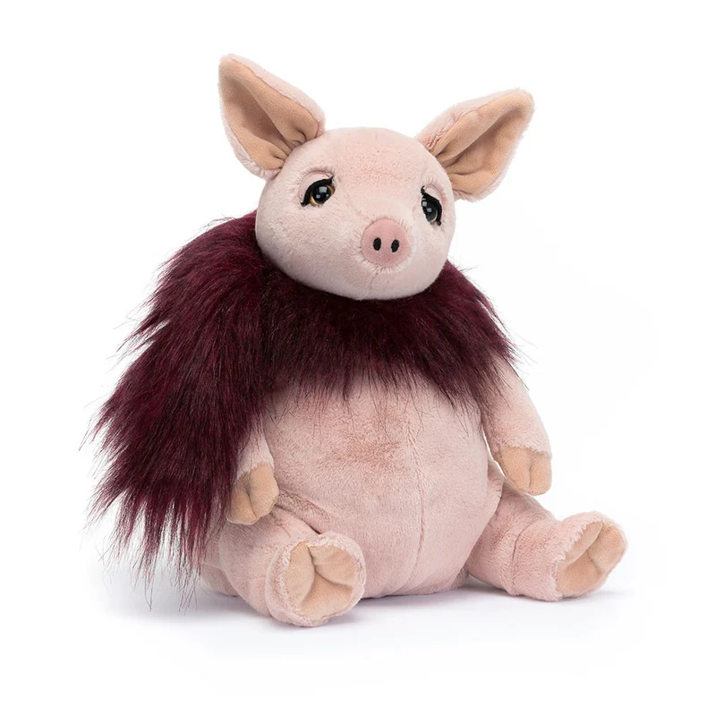 Plüschschwein mit Boaschal 28 cm