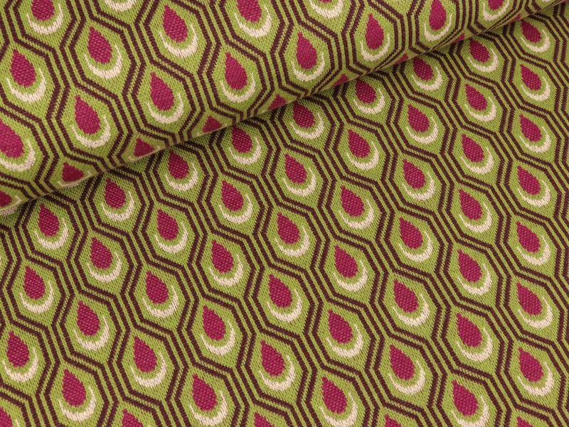 Reststück 10cm - Hamburger Liebe Mini-Jacquard Pattern Love Down Drops olivia