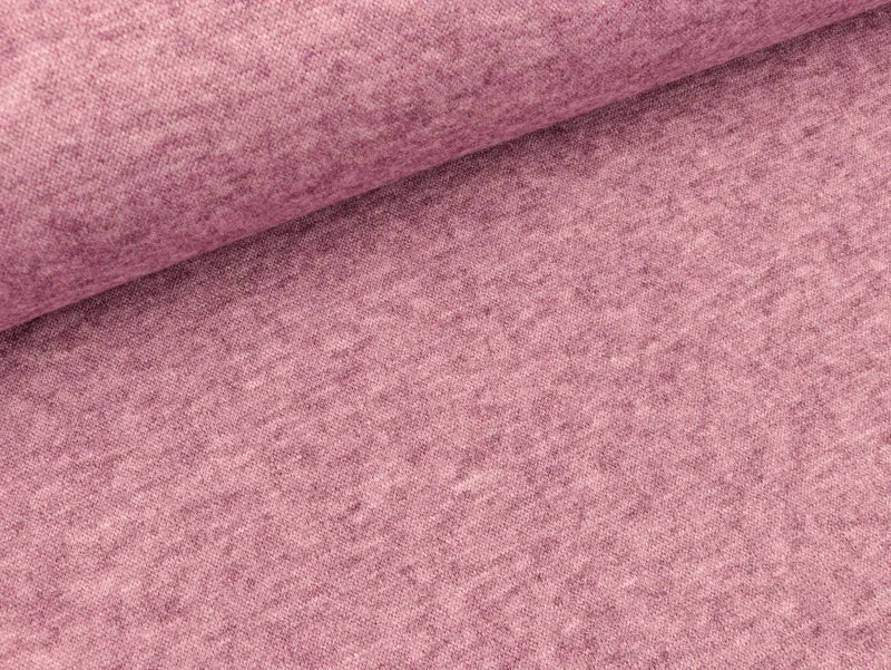 Reststück 21cm - Strickstoff Kai lila meliert