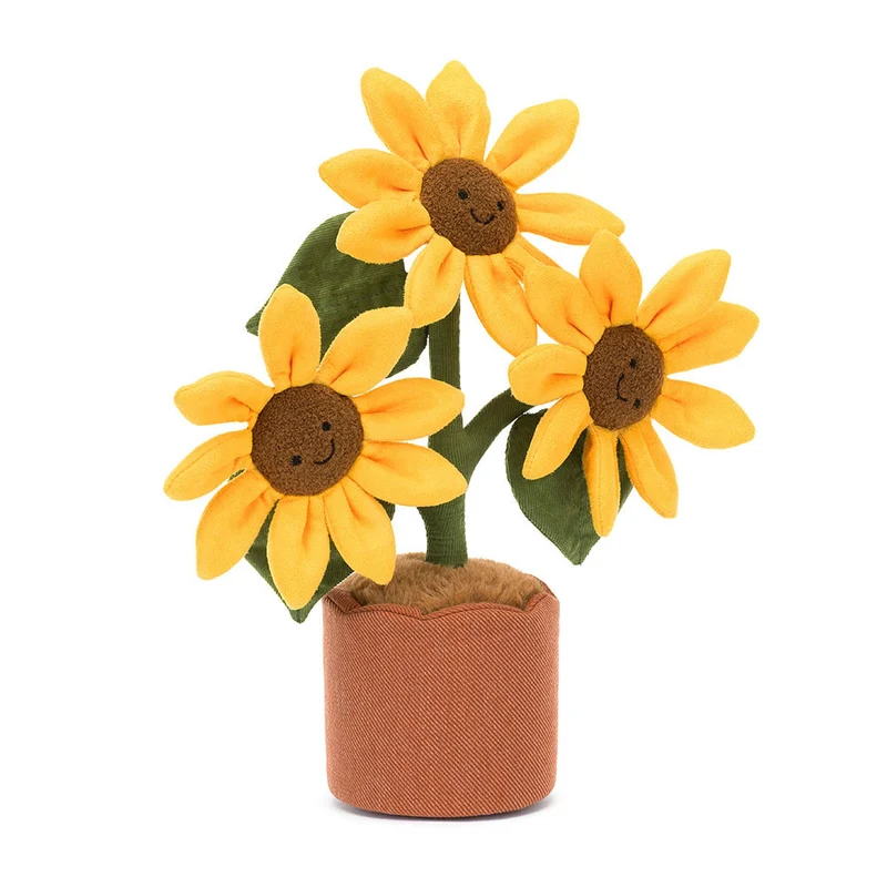 Plüsch-Sonnenblumen 35 cm