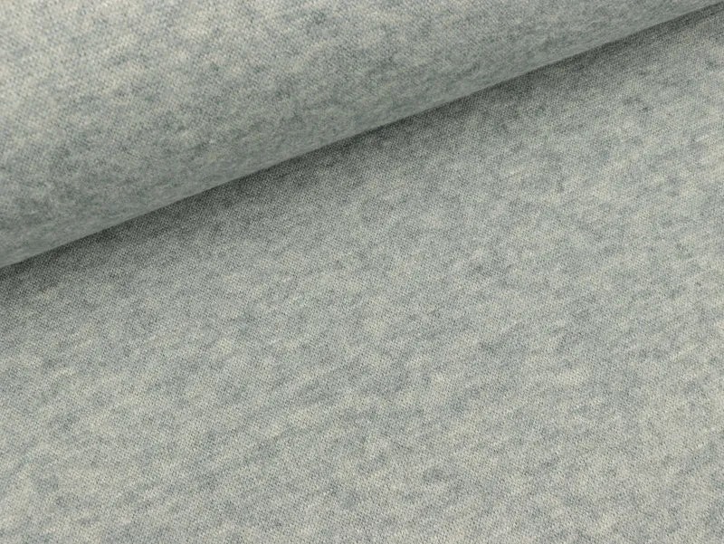 Reststück 35cm - Strickstoff Kai petrol meliert