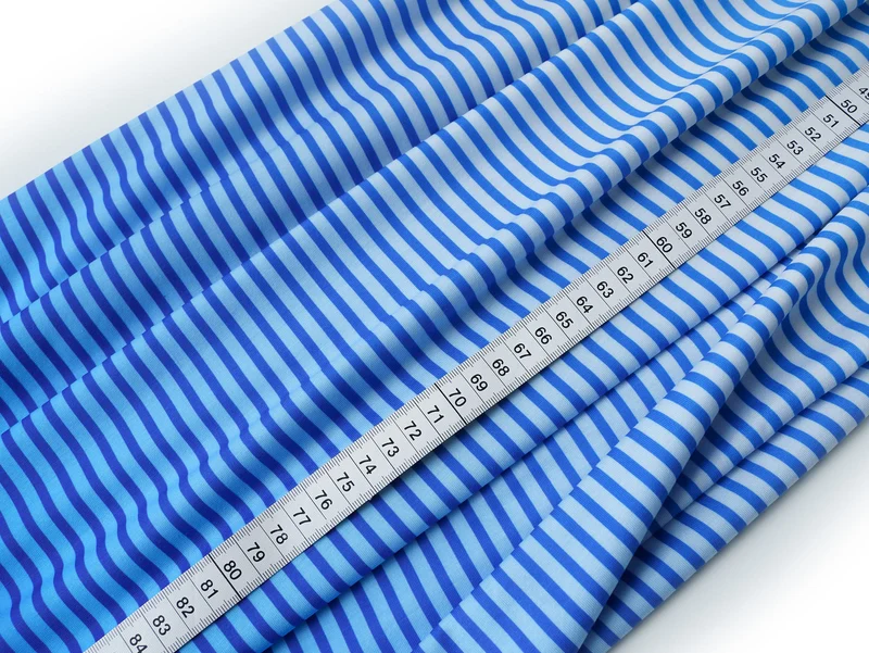 Reststück 15cm - Hamburger Liebe Fringe Me Dip Dye Blue mit Fransenborte