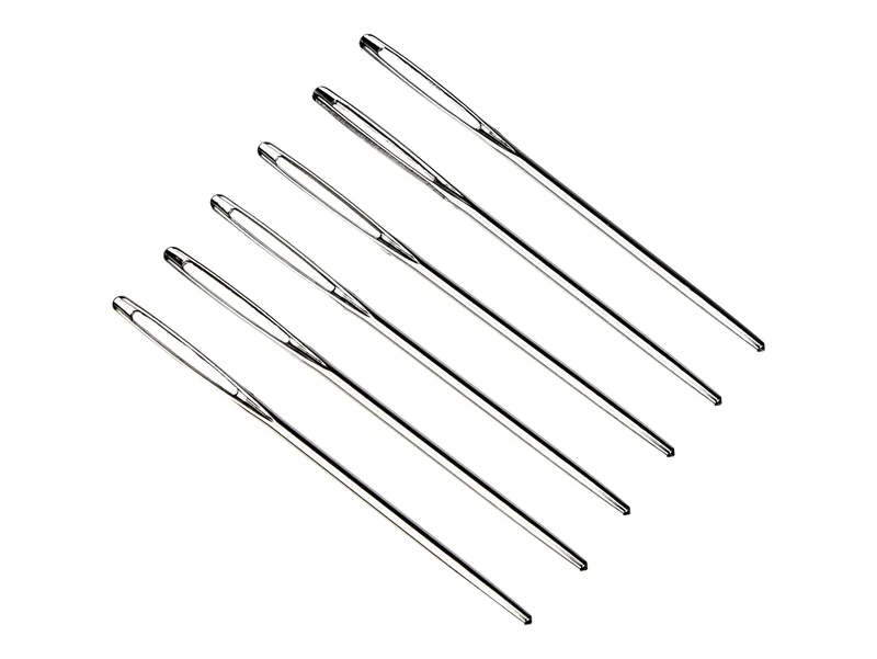 Prym 125548 Sticknadeln ohne Spitze No. 14 - silberfarbig - 6 Stück