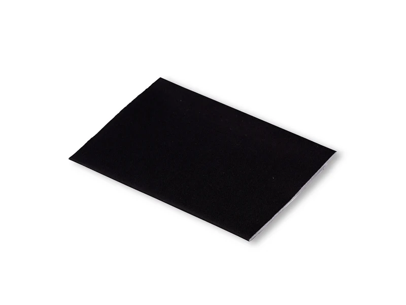 Prym 929500 Klebeflicken Nylon 6,5 x 14cm - 2 Stück - schwarz