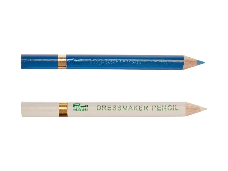 Prym 611626 Kreidestifte + Bürste, Blau - Weiß - 2 Stück
