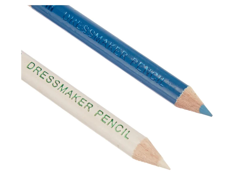 Prym 611626 Kreidestifte + Bürste, Blau - Weiß - 2 Stück