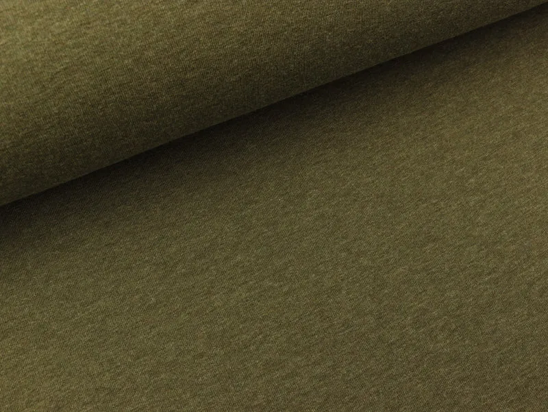 Reststück 25cm - Ganzjahressweat Eike khaki meliert
