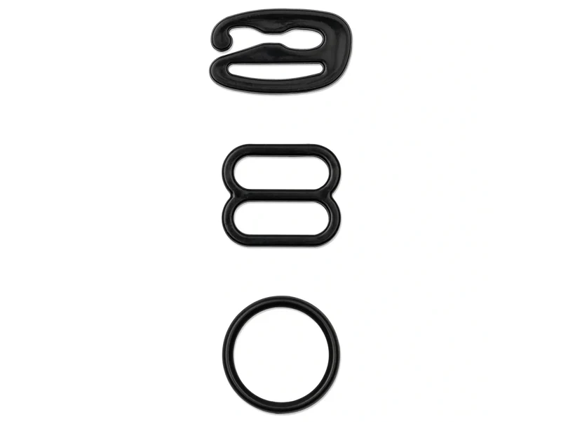 Prym 991906 BH-Zubehör schwarz - 14mm - 10-teilig