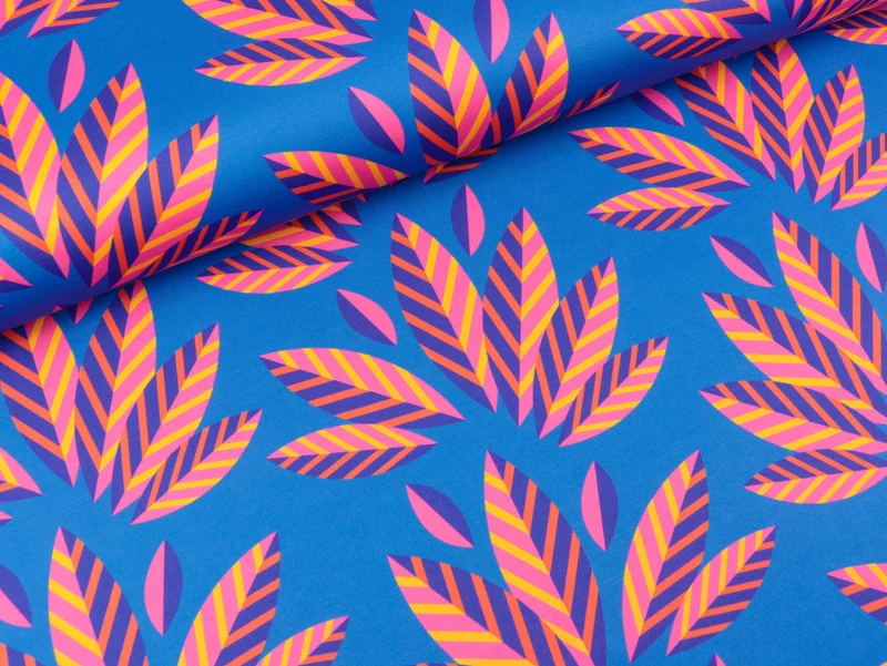 Hamburger Liebe Performance Active Wear Jersey Palms blue-bunt