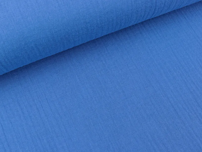 Reststück 48cm - Baumwoll Musselin Double Gauze Bambino lavender uni