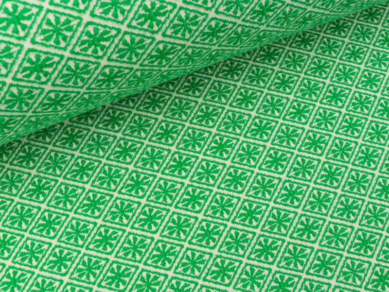 Hamburger Liebe AL LAGO 3D Rhomb Knit verde erba-meringa