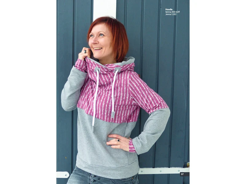 Reststück 14cm - Viscosejersey Senna Gräser auf Beere