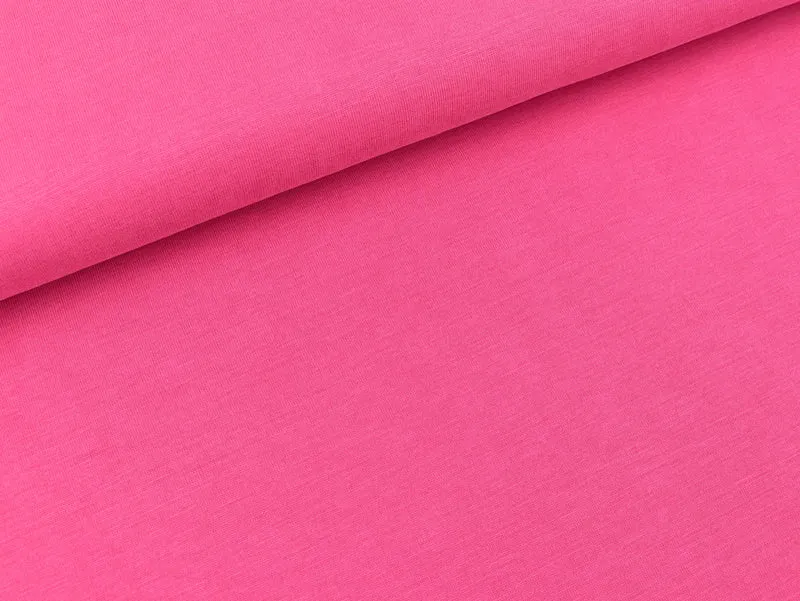 Reststück 11cm - Modal Jersey pink uni