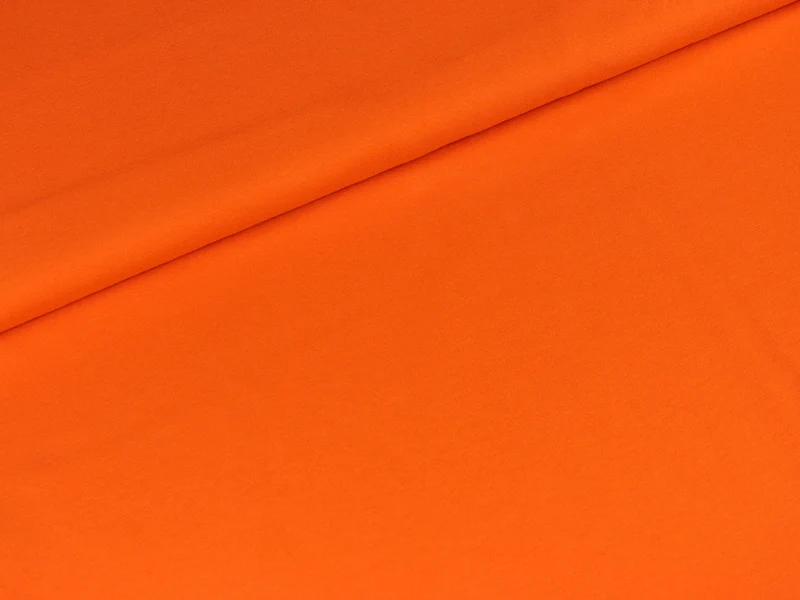 Reststück 26cm - Baumwolljersey Gitte uni orange