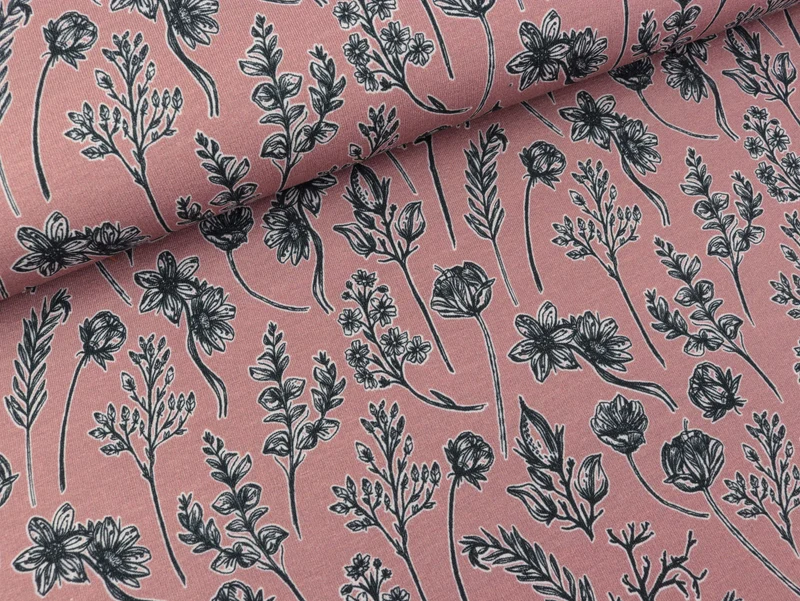 Modalsweat Herbarium Altrosa by Lila-Lotta