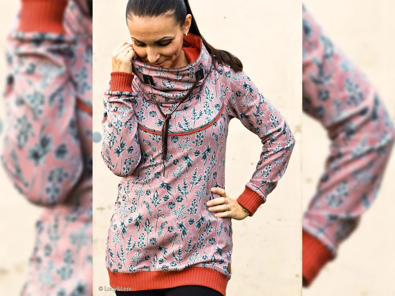 Modalsweat Herbarium Altrosa by Lila-Lotta
