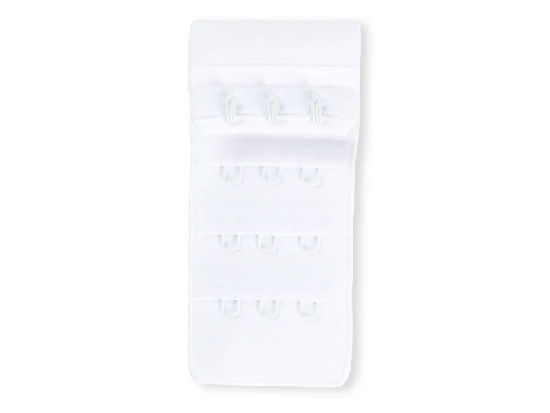 Prym 992145 BH-Verlängerer soft comfort 3 x 3 Haken weiß - 40mm