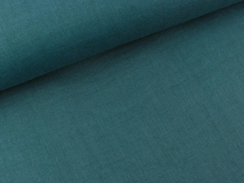Double Gauze Melisande stahlblau meliert