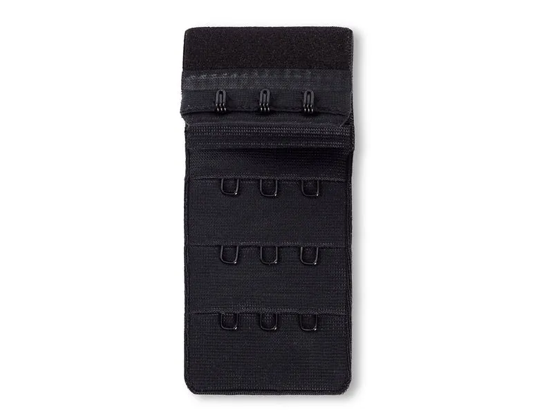 Prym 992146 BH-Verlängerer soft comfort 3 x 3 Haken schwarz - 40mm