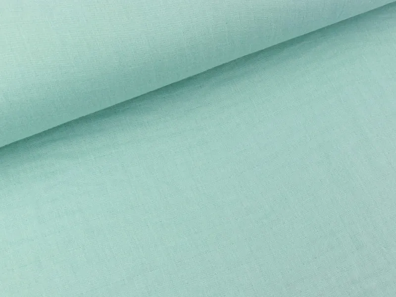 Double Gauze Melisande gletschergrün meliert