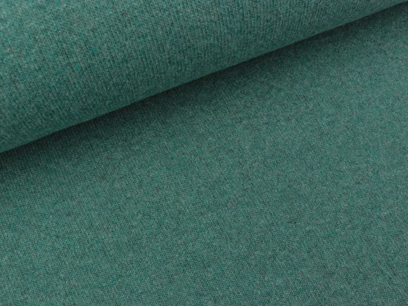Reststück 43cm - Strickstoff Bono oldmint meliert HW21/22