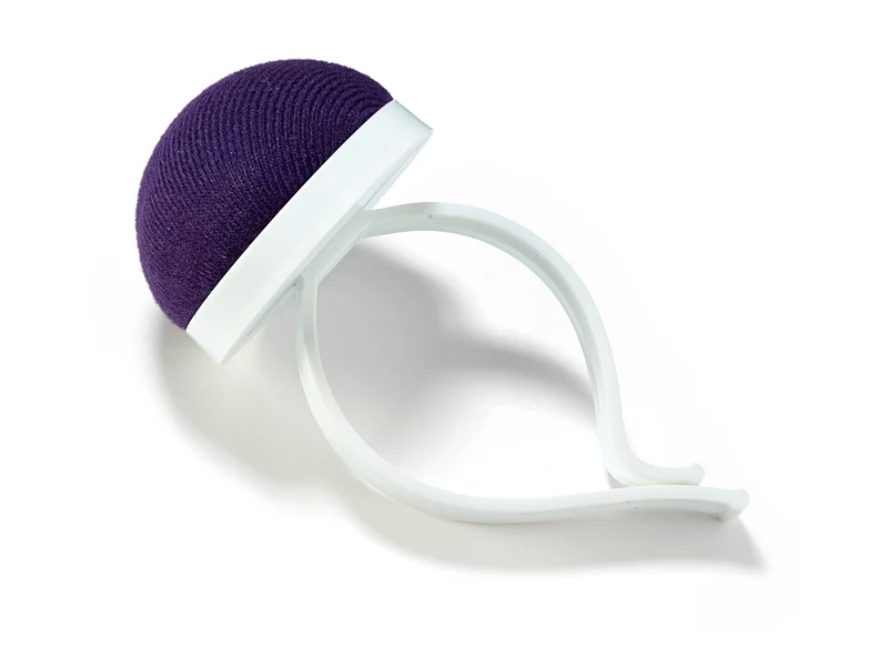 Prym 611337 Armnadelkissen Profi mit Spange pflaumenblau - weiß
