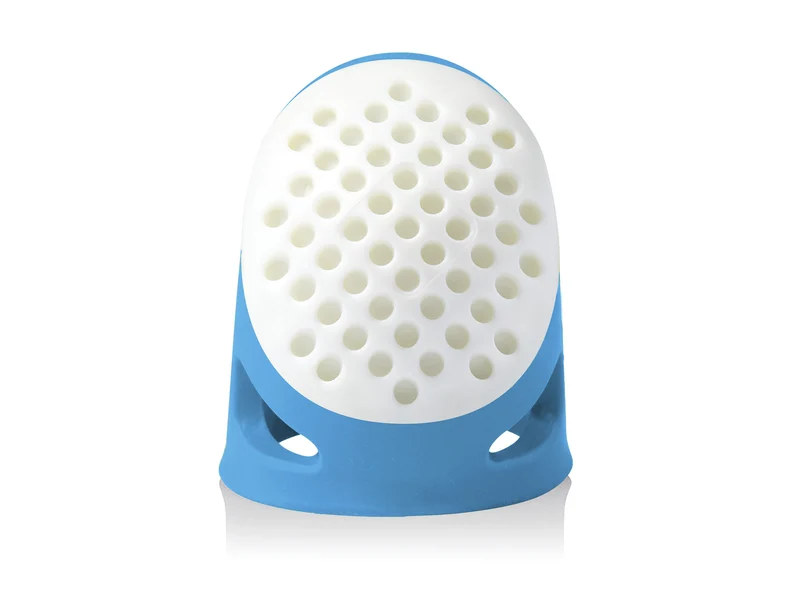 Prym 431138 Fingerhut Ergonomics soft comfort XL Nachfüllung für Display poolblau - weiß