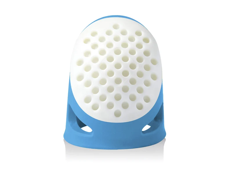 Prym 431143 Fingerhut Ergonomics soft comfort XL poolblau - weiß