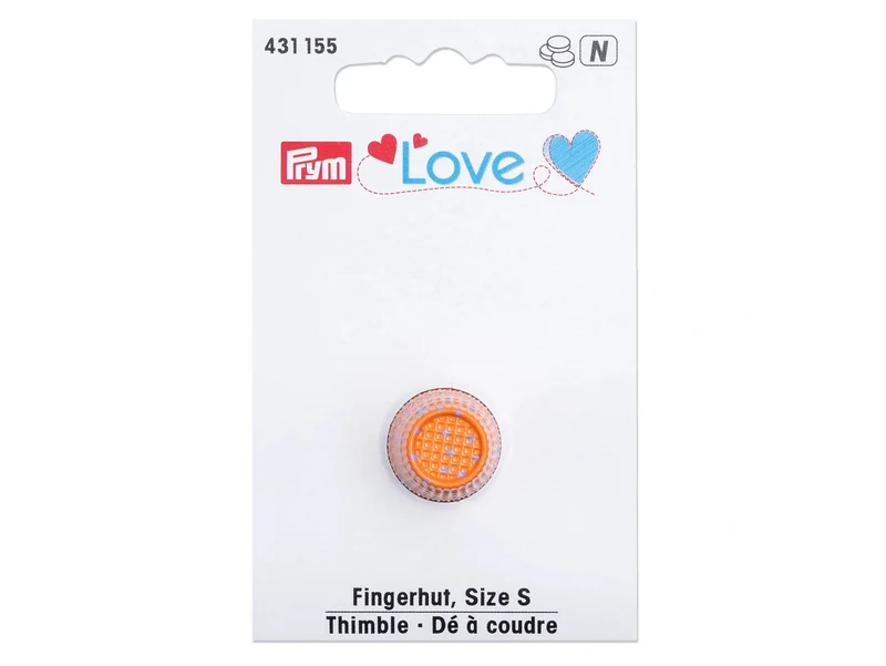 Prym Love 431155 Fingerhut S orange