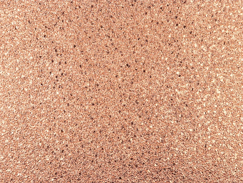 Strukturkunstleder Rocks Metallic kupfer glänzend