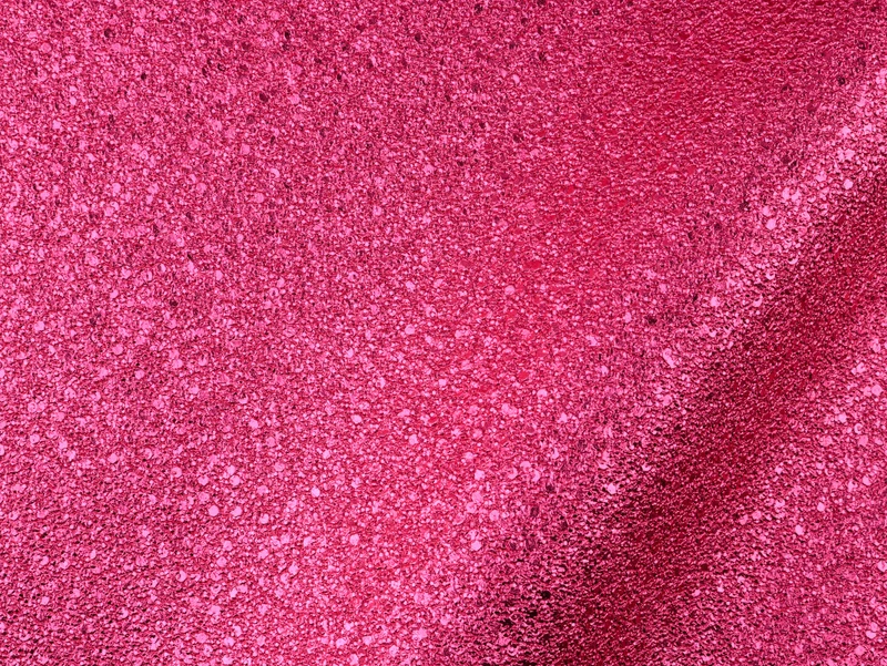Strukturkunstleder Rocks Metallic fuchsia glänzend