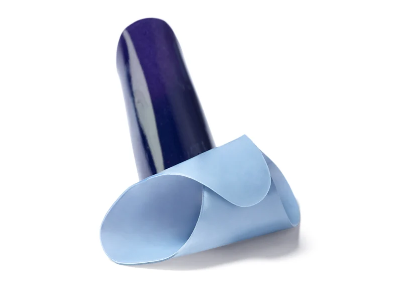 Prym 431700 Fingerschützer pflaumenblau & taubenblau - 2 Stück