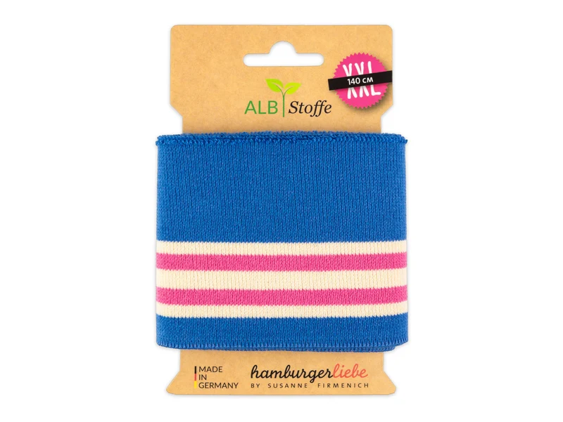 Cuff Me College Christmas 2024 Bündchen bluette-meringa-ortensia