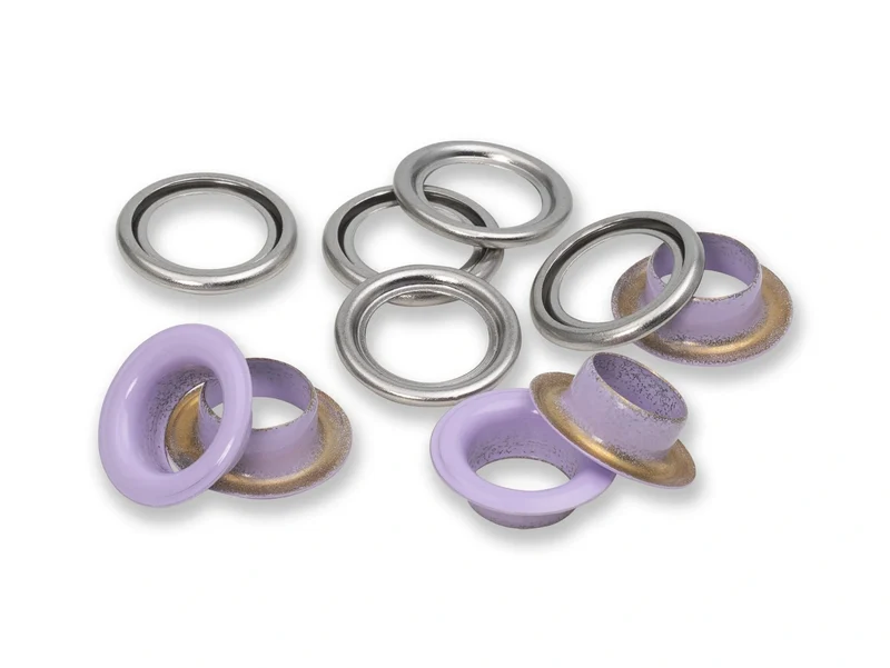 Prym 542548 Ösen mit Scheiben - lila - Ø 11mm - 20 Stück