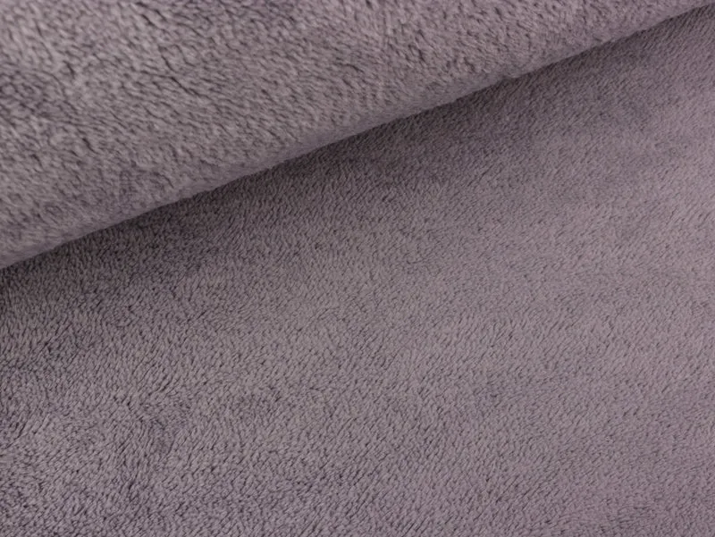 Wellness-/Microfleece dunkelgrau uni