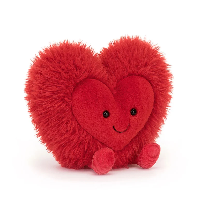 Plüschherz Rot 24 cm